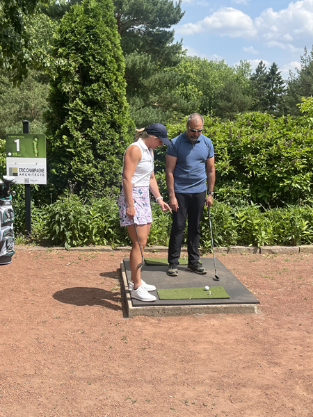 Tournage du deuxième épisode de l'émission Horizon Performance avec Jean-François Mercier et Marie-Ève Dicaire.