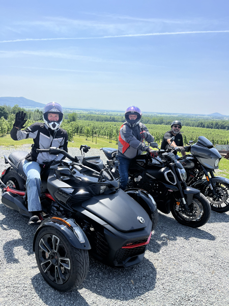Tournage du deuxième épisode de l'émission Horizon Performance avec Jean Paré, Jean-François Mercier et Marie-Ève Dicaire.