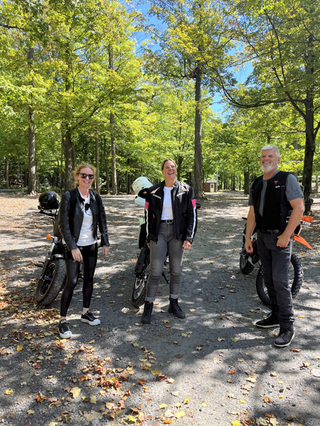 Silvi Tourigny, Marie-Eve Dicaire et Jean Paré.